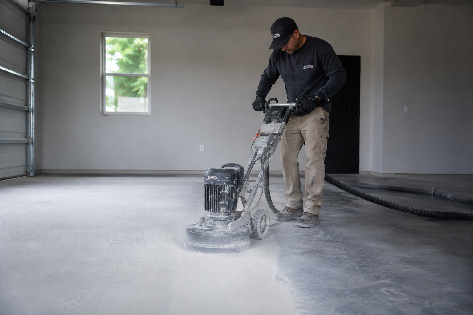 Valley Surface Solutions crew preparing a concrete slab